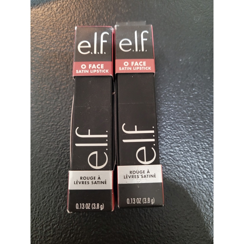 e.l.f. O Face Satin Lipstick Women 2pk‎ Multi Shameless Effortless 81791 81787